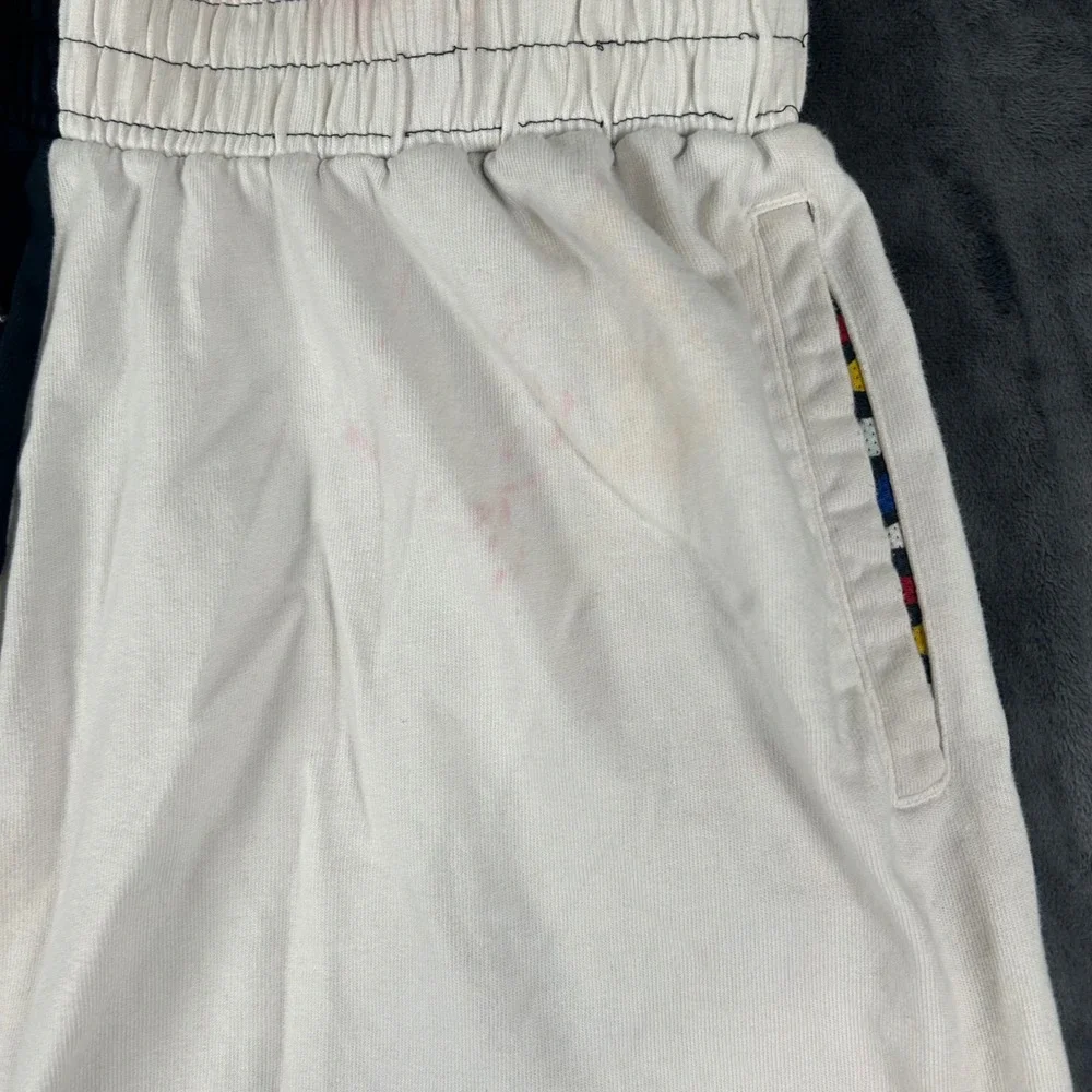 Air Jordan Shorts Mens XL Black White Red Split Jumpman Graphic Cotton